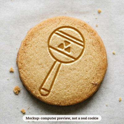 Baby Rattle Cookie Stamp