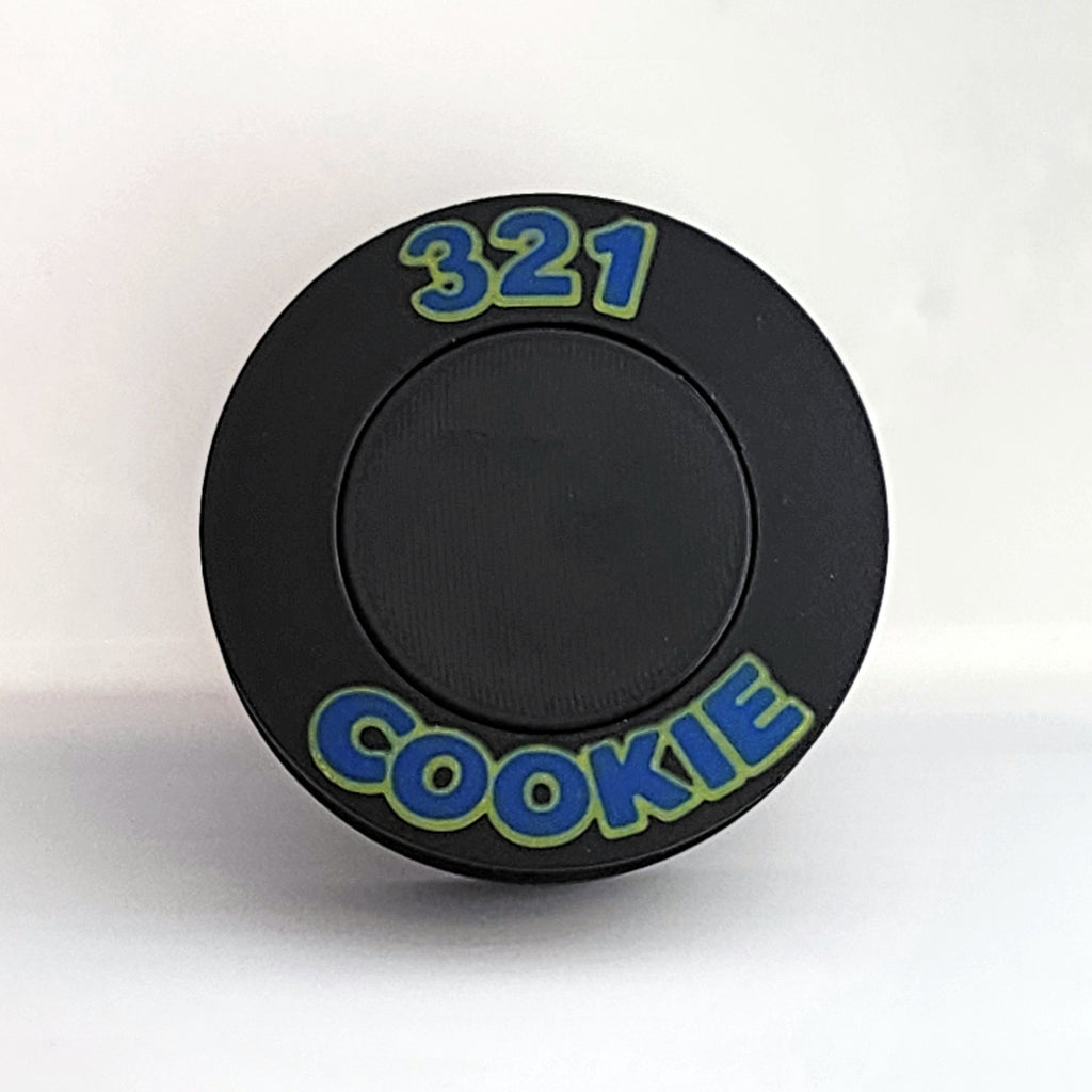 The 321 Cookie Press, assembled, top view