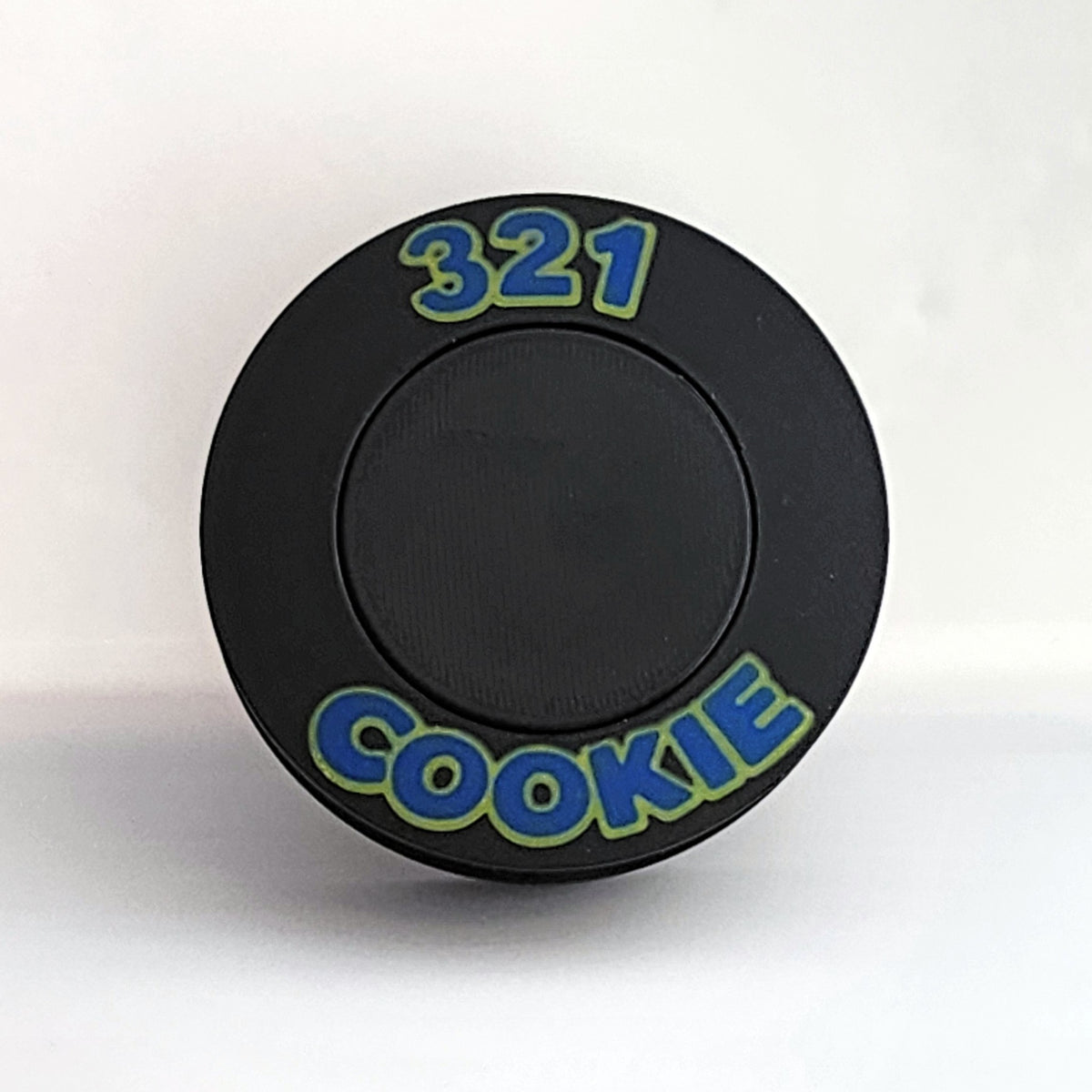 The 321 Cookie Press, assembled, top view