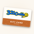 321 Cookie gift card with the 321 Cookie logo