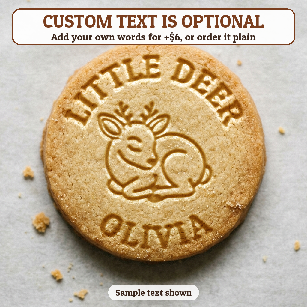 Baby Reindeer with optional custom text