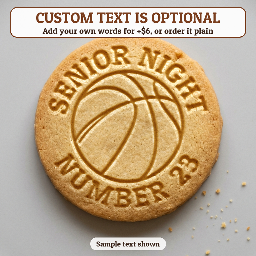 Basketball with optional custom text