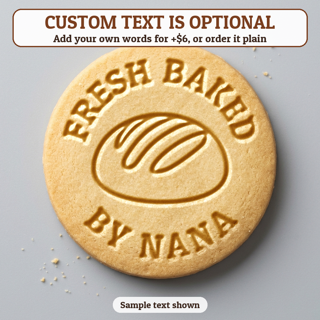 Bread Loaf with optional custom text
