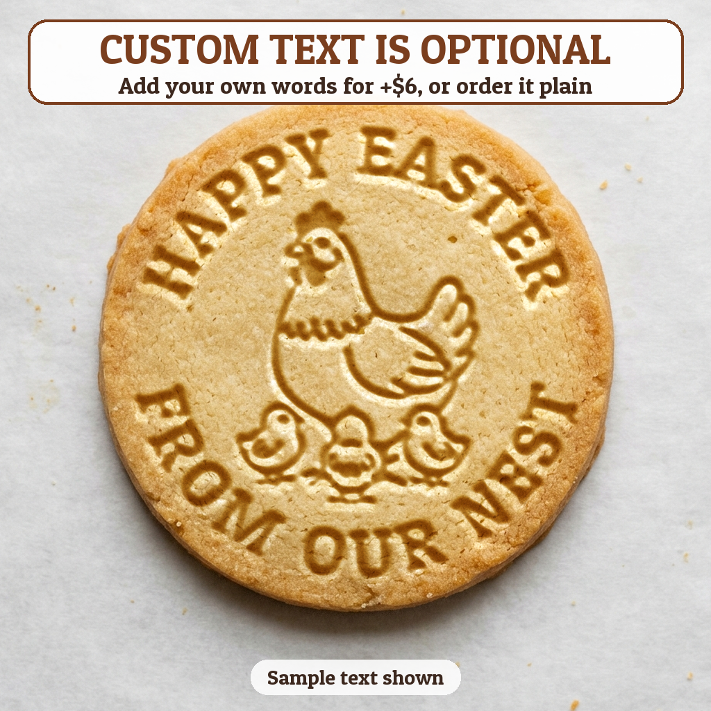 Chicken & Chicks with optional custom text
