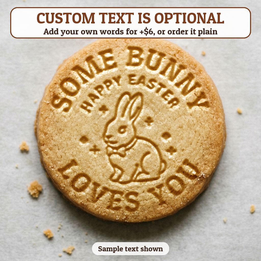 Easter Bunny with optional custom text