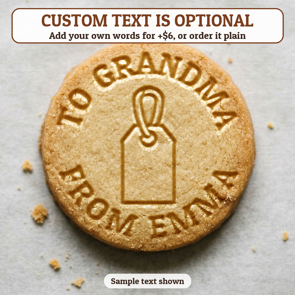 Gift Tag with optional custom text