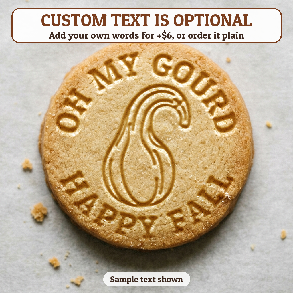 Gourd with optional custom text