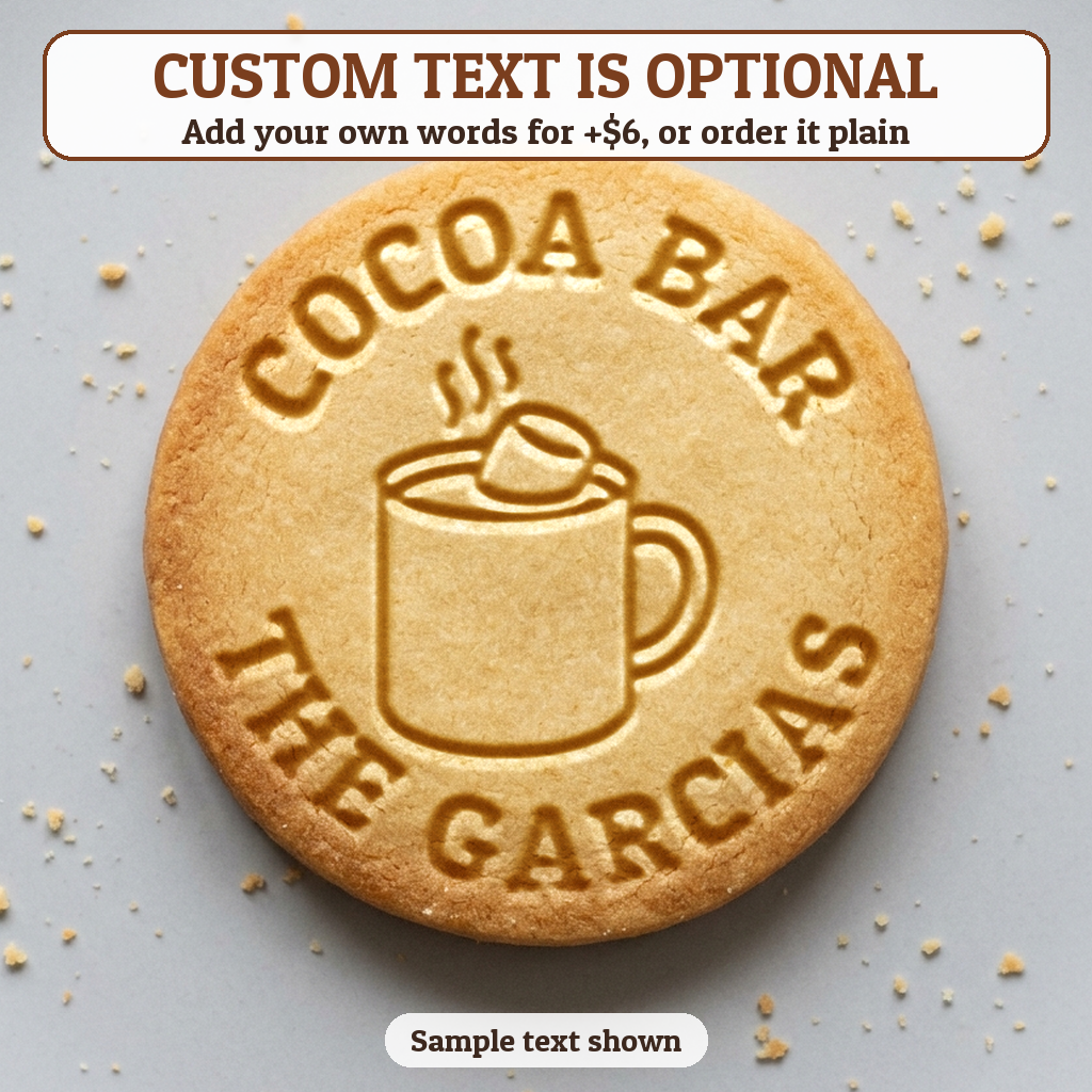 Hot Cocoa Mug with optional custom text