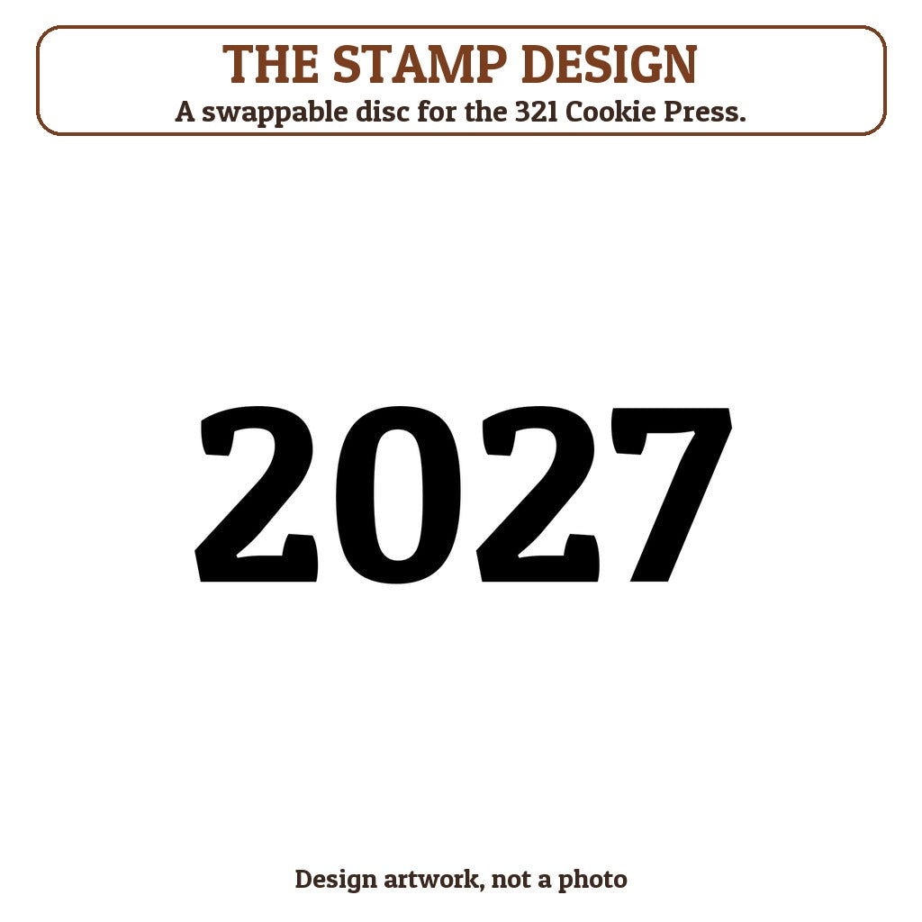 2027 cookie stamp - the stamp design artwork