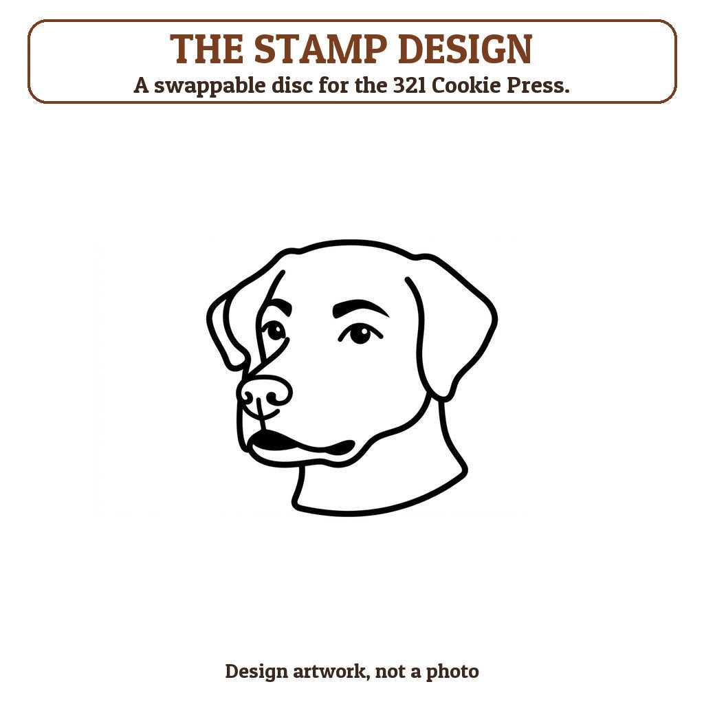 Dog cookie stamp - the stamp design artwork