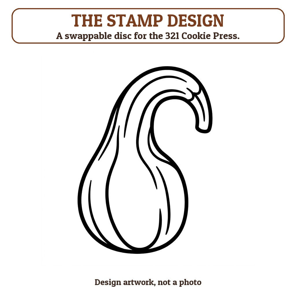 Gourd cookie stamp - the stamp design artwork
