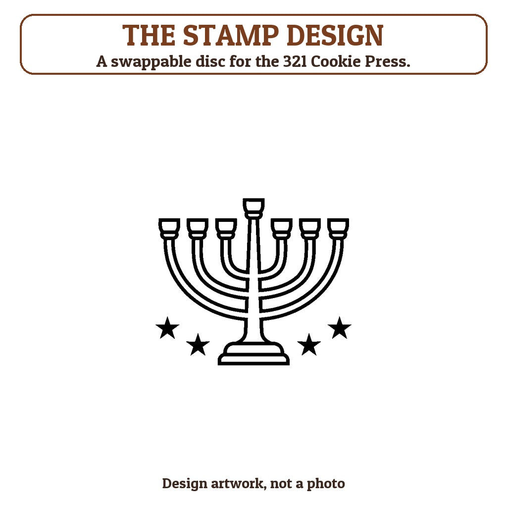 Kinara cookie stamp - the stamp design artwork