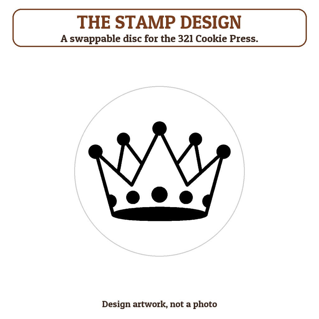 Statue of Liberty Crown cookie stamp - the stamp design artwork