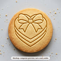 Box of Chocolates cookie stamp - cookie mockup, a computer preview, not a real cookie