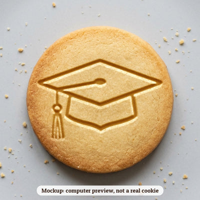Graduation Cap Cookie Stamp