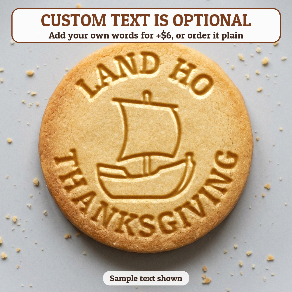 Mayflower Ship with optional custom text