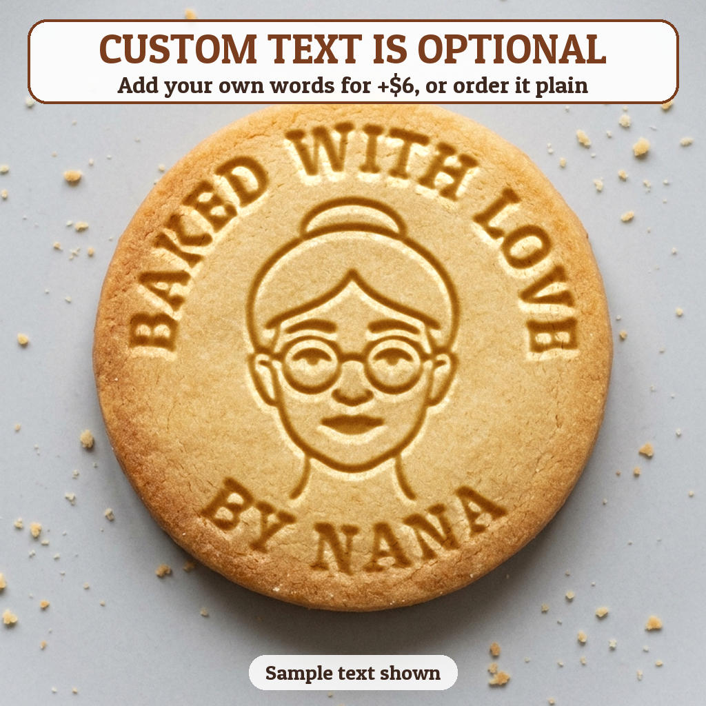 Mrs. Claus with optional custom text