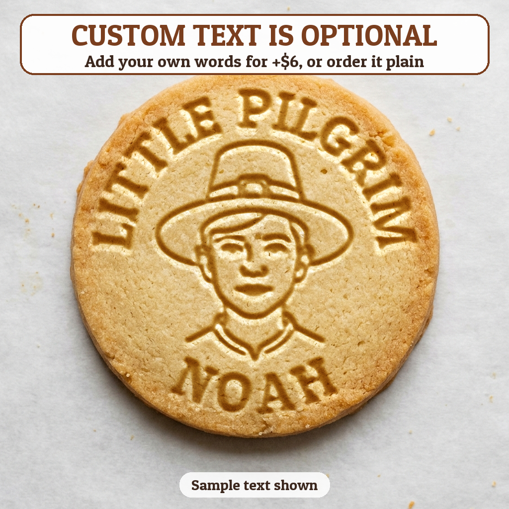 Pilgrim Boy with optional custom text