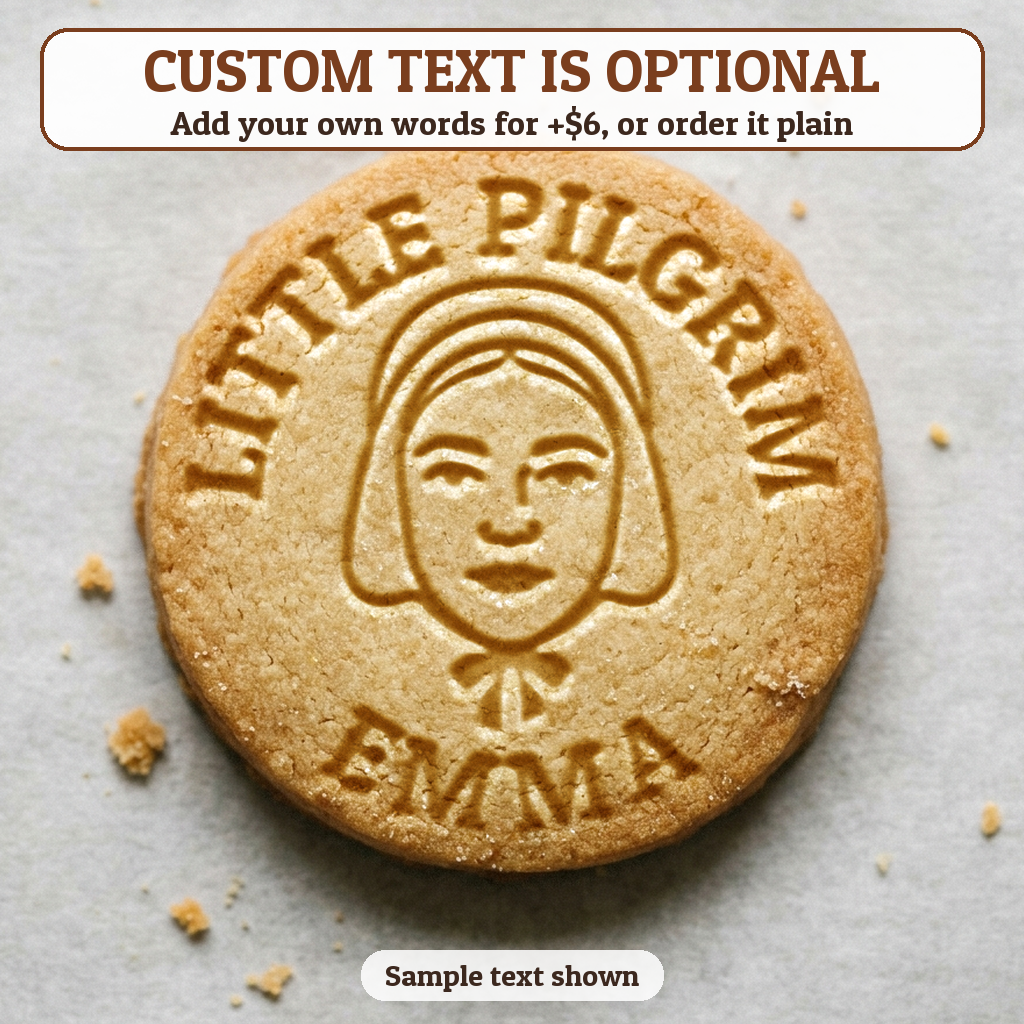 Pilgrim Girl with optional custom text