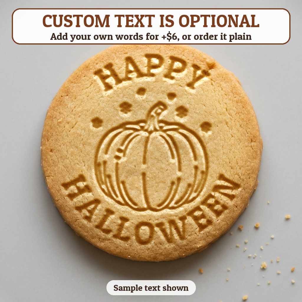 Pumpkin with optional custom text