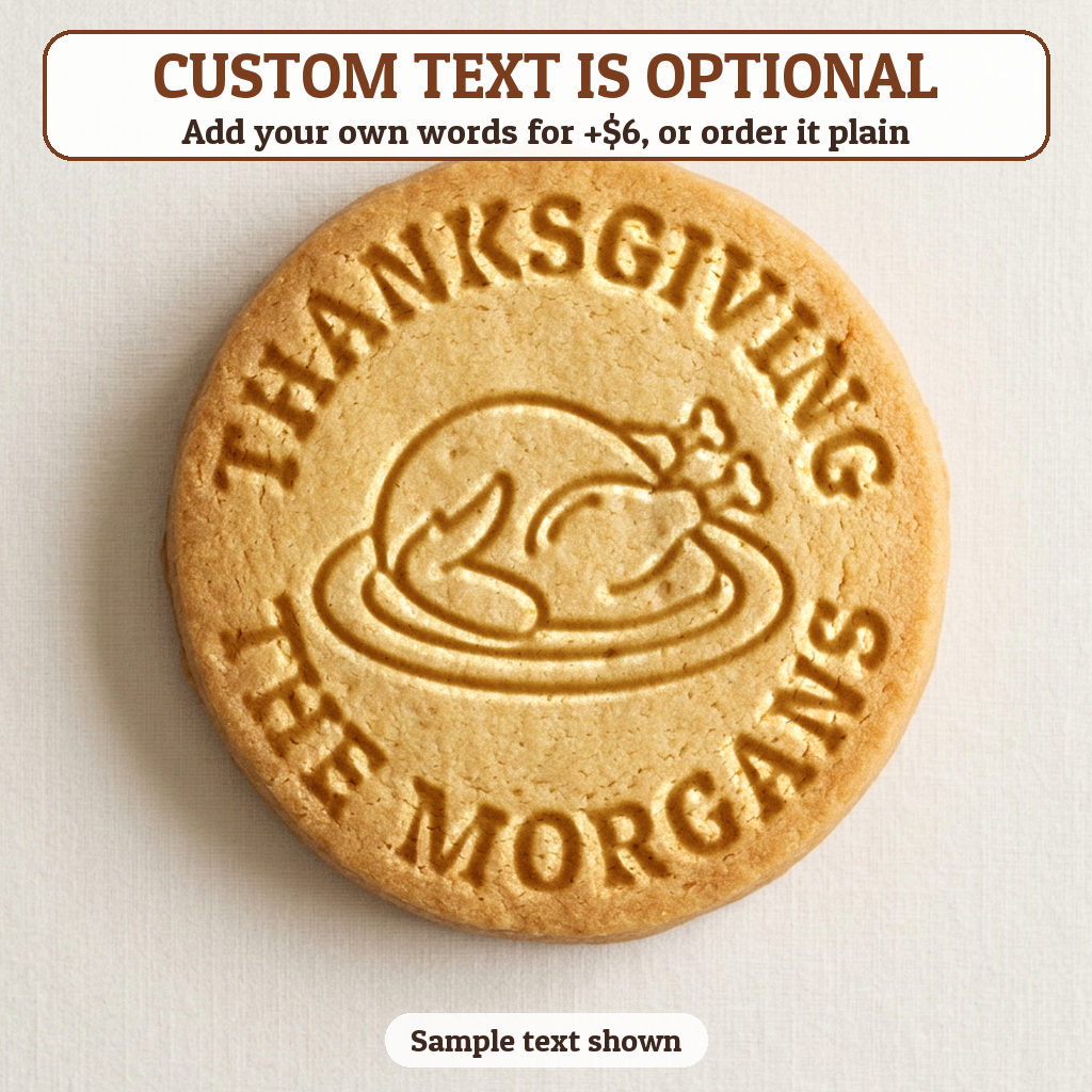 Roast Turkey with optional custom text