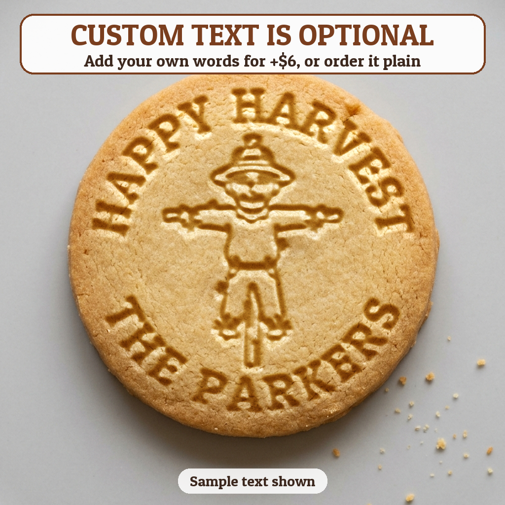 Scarecrow with optional custom text