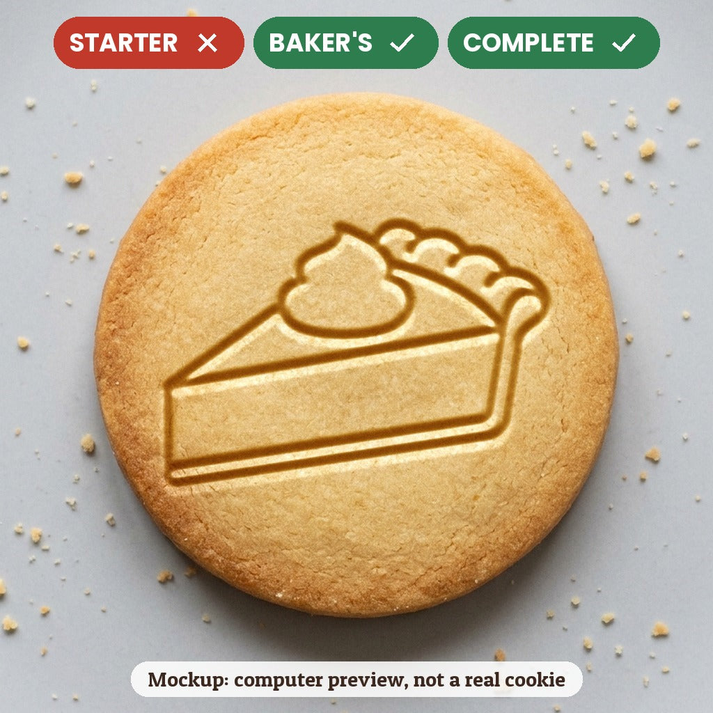 Pumpkin Pie stamp disc - Starter: no, Baker's: yes, Complete: yes - computer preview, not a real cookie