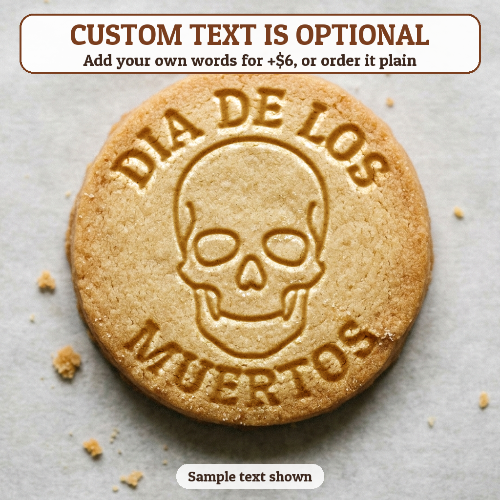 Skull with optional custom text