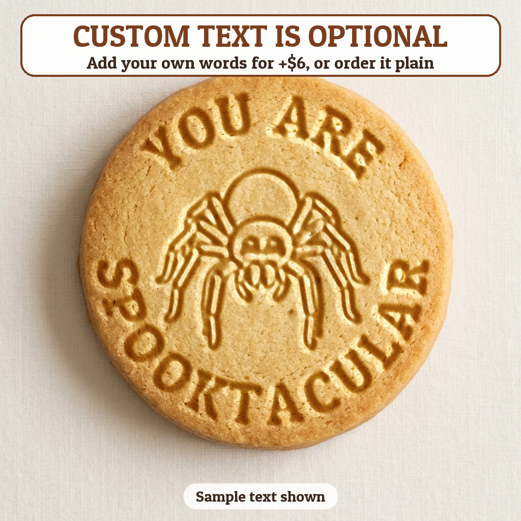 Spider with optional custom text