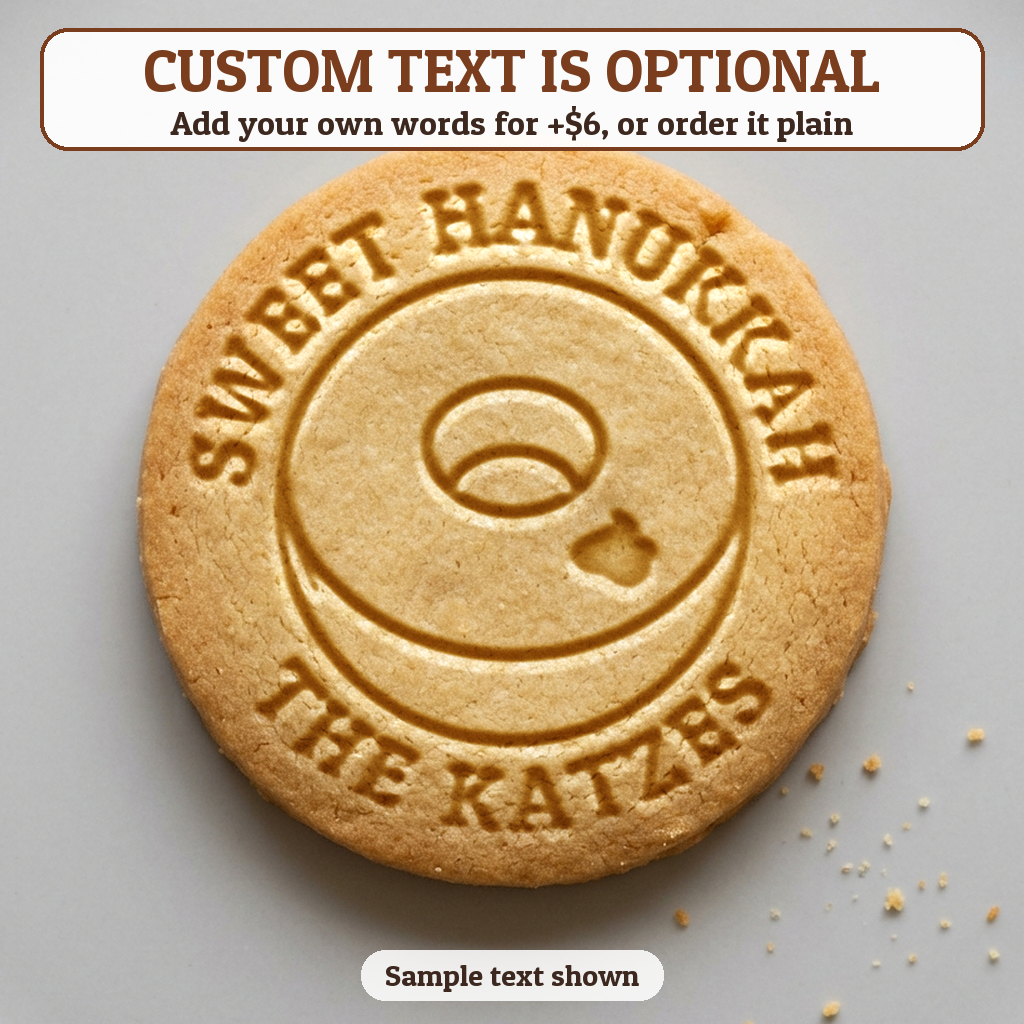 Sufganiyot with optional custom text