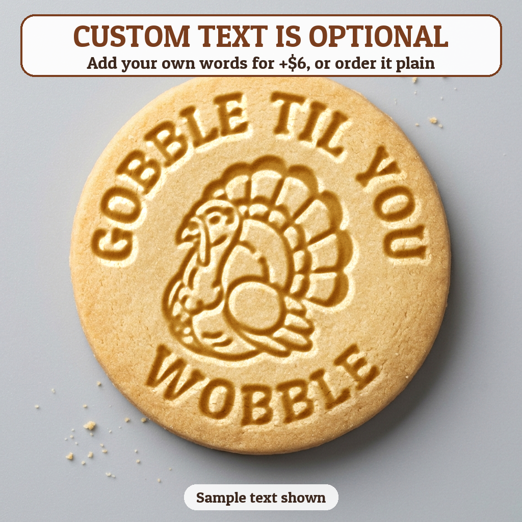 Turkey with optional custom text