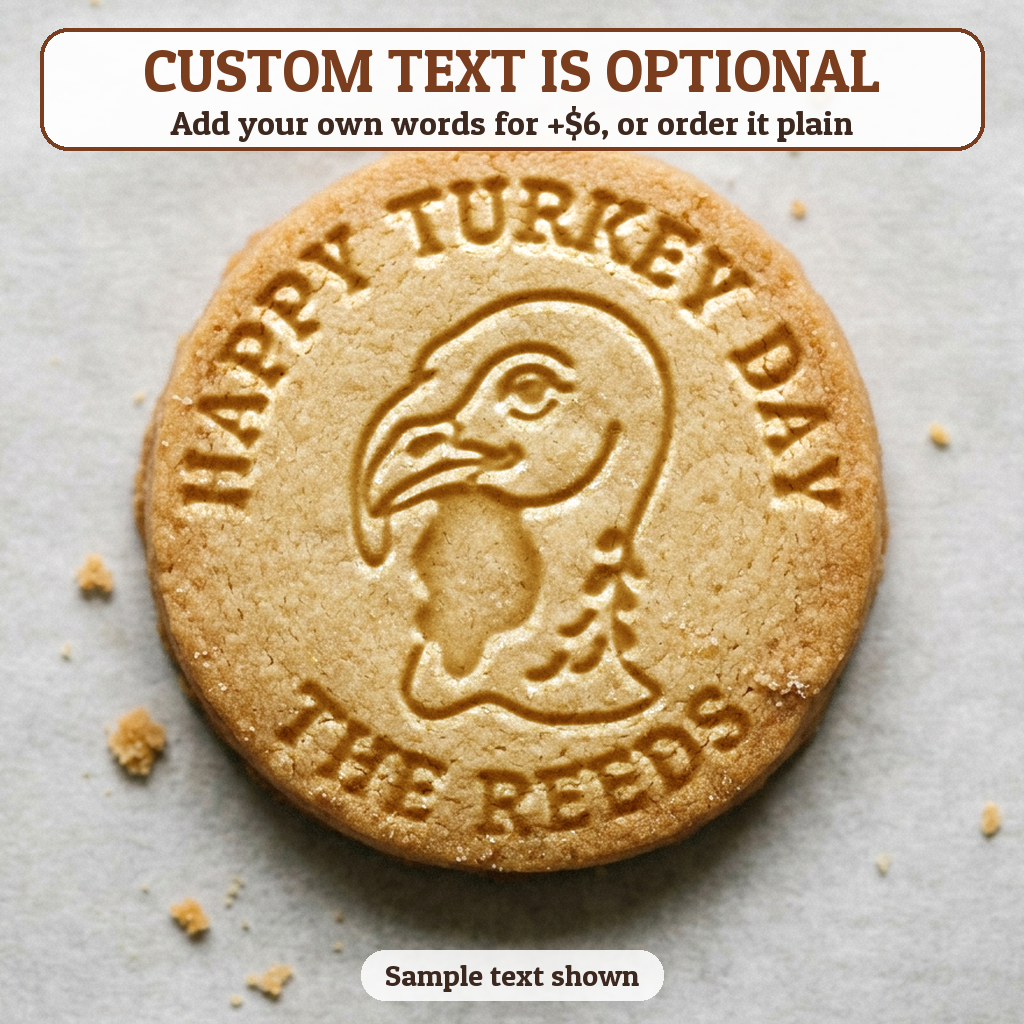 Turkey Face with optional custom text