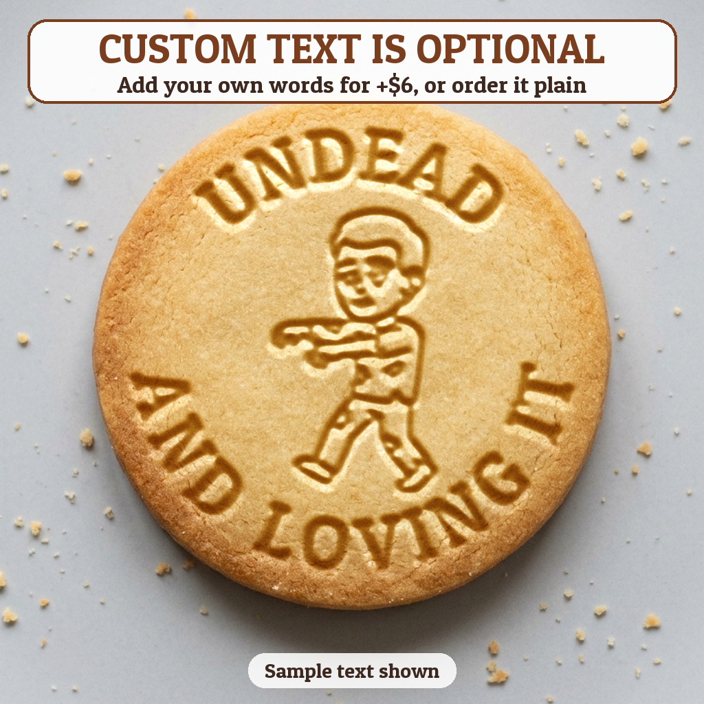 Zombie with optional custom text